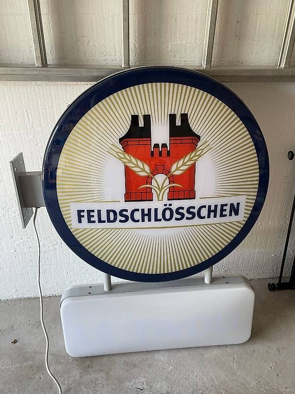 Lampes: Feldschlösschen Bier Leuchtreklame – D'occasion à Ettingen par Donald4107