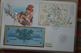Banknotenbrief Finnland 1985