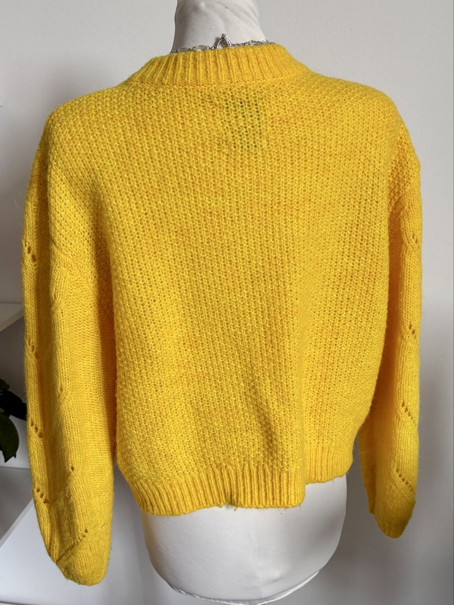 Pullover & Sweatshirts: ANOTHER LABEL Strickpullover Alpaka Gelb M 38 40 – Gebraucht aus Rheinfelden von nad_6hrl 2