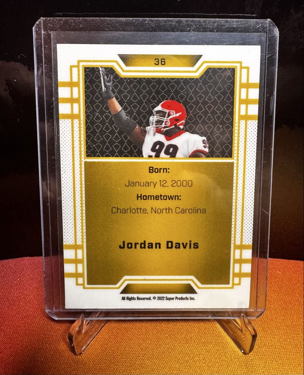 NFL Carte collezionabili: Jordan Davis / Rookie / Offensive Tackle Insert / Goodwin – Nuovo (secondo la descrizione) da Berneck venduto da GL-Tradingcards 1