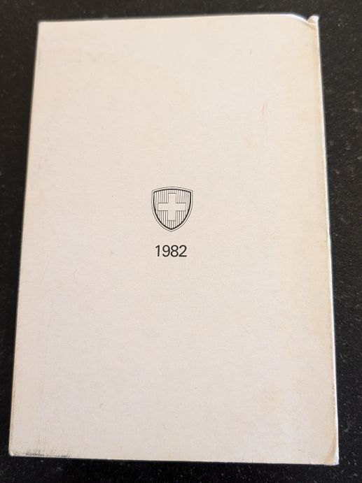 Tutti le monete: CH - Münzsatz 1982 pp – Nuovo e nell'imballaggio originale da Arch venduto da moneyswiss
