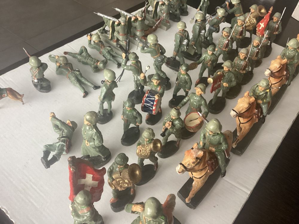 Soldat Elastolin Indien Western - Composition - Échelle 1/32 - Allemagne - Occasion