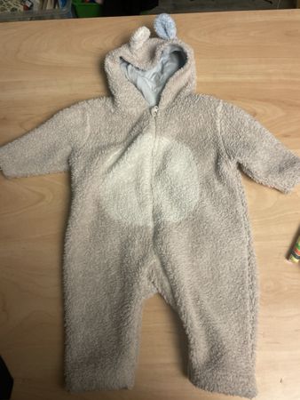 Kuscheliger Teddy Overall, Gr. 62/68, ideal für den Winter