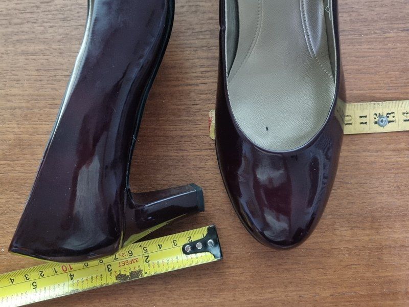 Gabor Scarpe da donna: GABOR Lackleder Pumps dunkelbraun, Gr 6 – Usato da Basel venduto da Mamaree 6