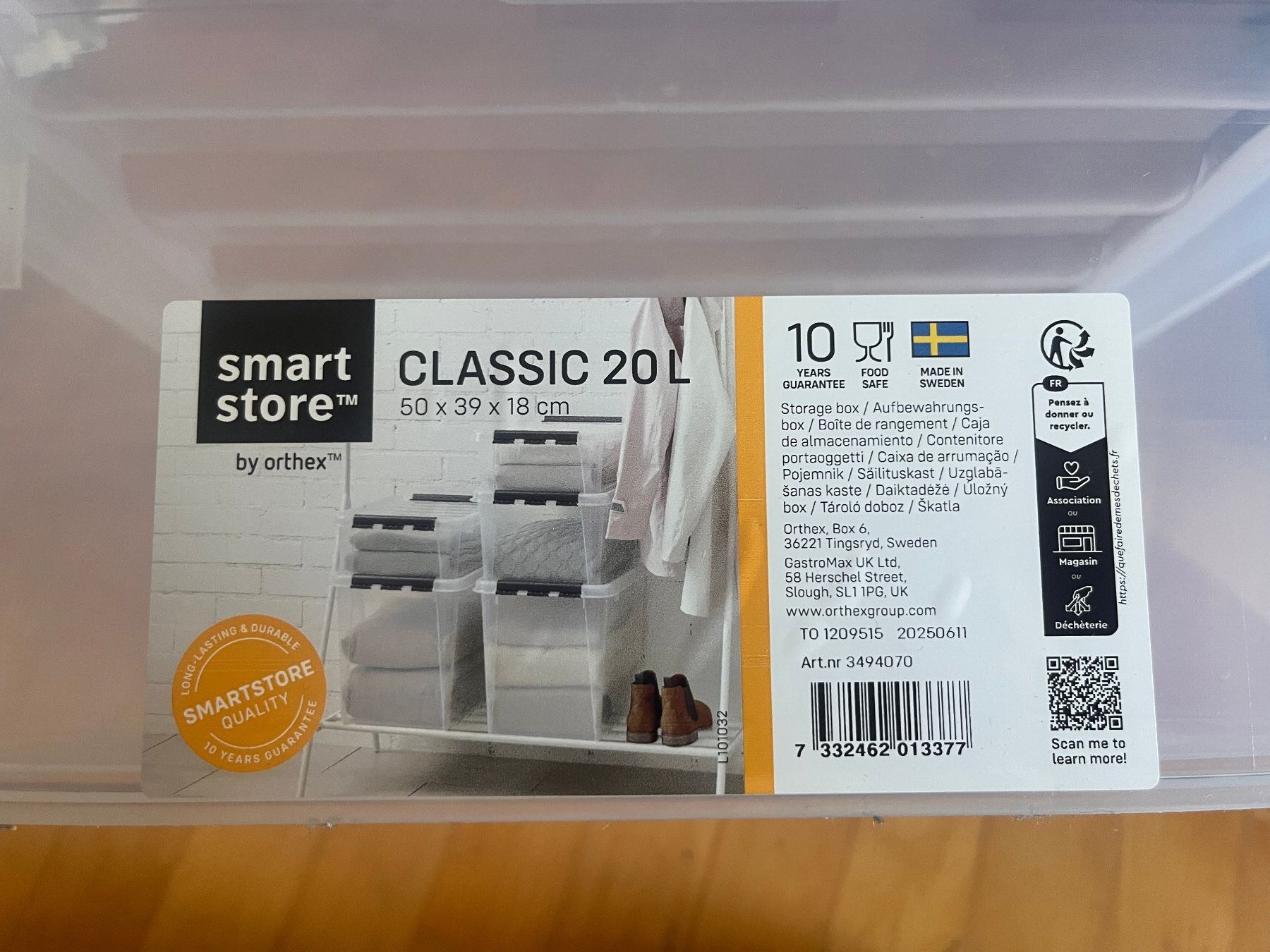Contenitori & Simili: Aufbewahrungsbox - Smartstore Classic 20L – Usato da Winterthur venduto da dramp