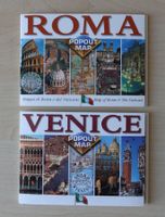 Für Landkartensammler: Popout Maps von Rom und Venedig - NEU