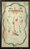 Antikes religiöses Volkskunst Canivet, 17./18. Jh.