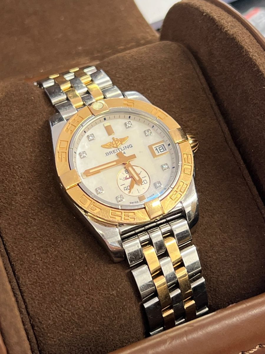 Breitling Orologi: BREITLING GALACTIC 36 AUTOMATIC PERLMUTT – Usato da Frauenfeld venduto da BijouterieRhyhof2 6