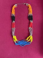 Bunte Perlenkette - perfekt für den Sommer!