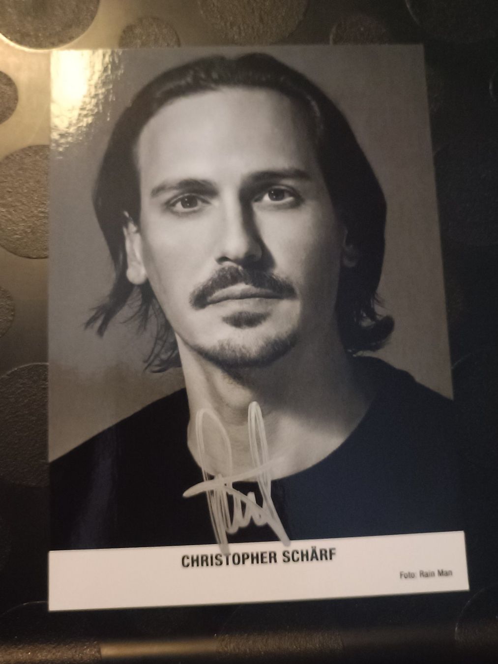 Autogramme: Christopher Schärf - handsigniert -Autogrammkarte – Gebraucht aus Menziken von Artographs
