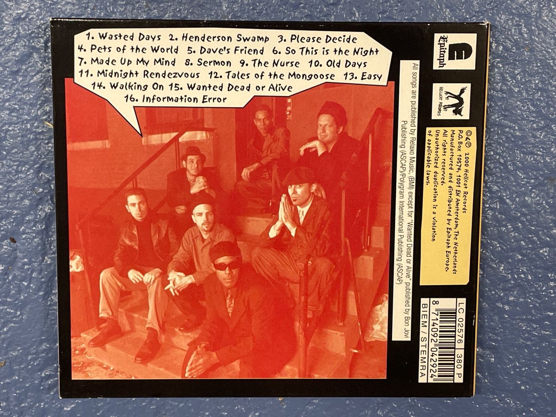 CD: [CD] THE SLACKERS - Wasted Days (2000) – Usato da Frasnacht venduto da DiskSelection 1