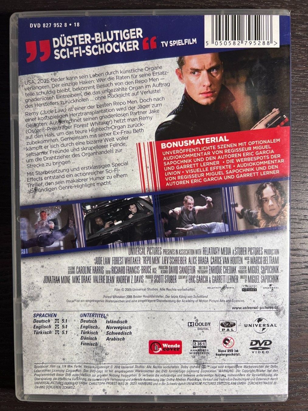 Tutti i DVDs: Repo Men – Usato da Zürich venduto da FilmFreunde 1