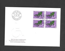 CH FDC Viereblock 1975