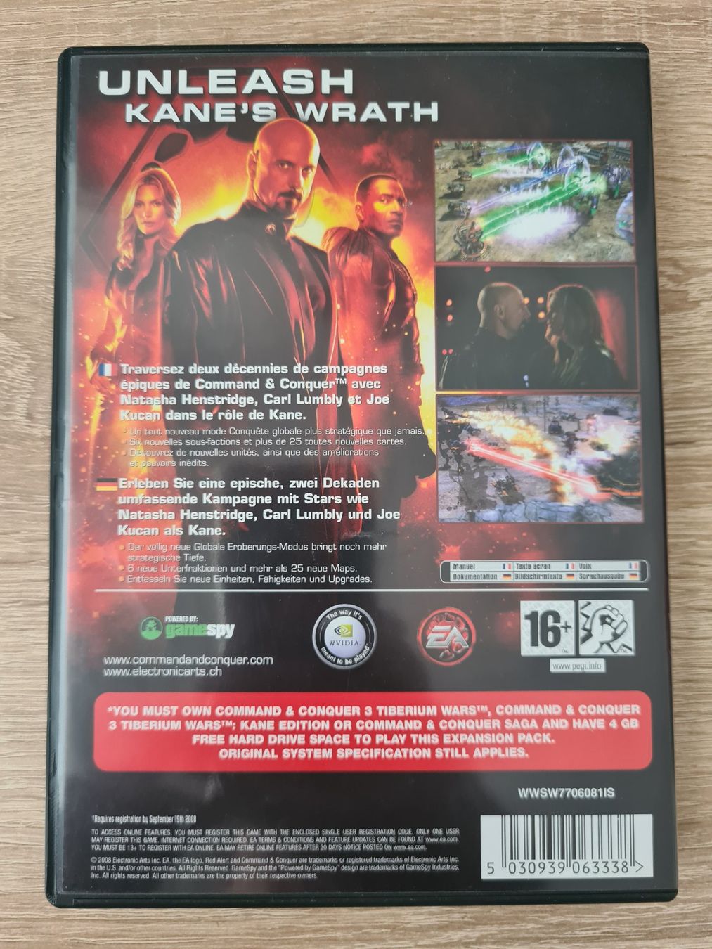 Spiele: Command & Conquer 3: Kane's Wrath (Multilanguage) - PC – Gebraucht aus Carouge GE von Franllo 1
