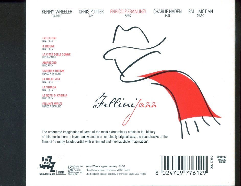 CDs: Fellini Jazz - Enrico Pieranunzi – D'occasion à Delémont par MaxPlan 1