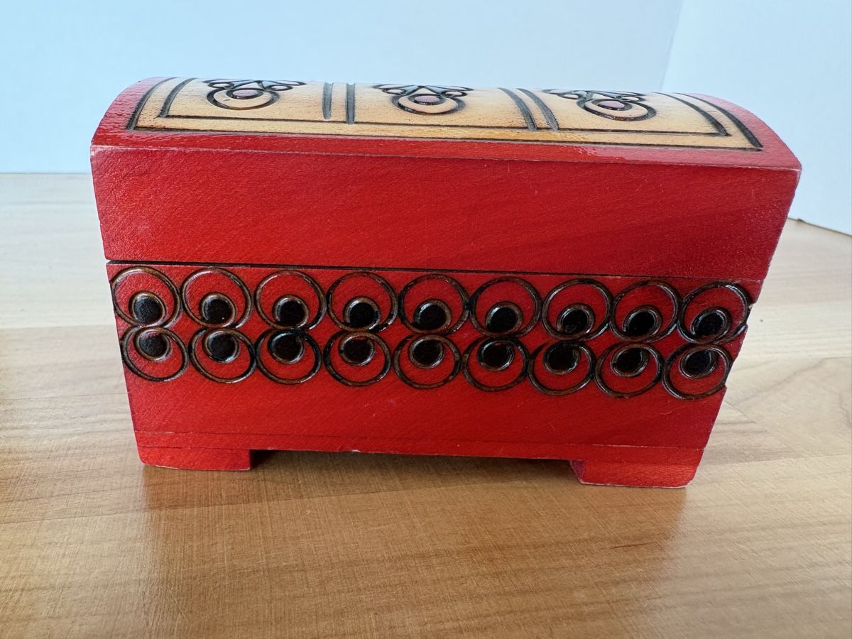 Portagioie: Holz Truhe Box – Nuovo (secondo la descrizione) da Rümlang venduto da SchumBru10 3