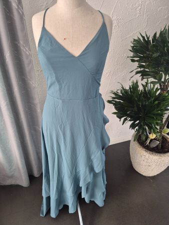 Trägerkleid lang, blauton, Halara, Gr. M