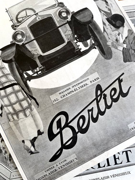 Berliet Cars - 2 Alte Werbungen/Publicités 1923/24 | Kaufen auf Ricardo