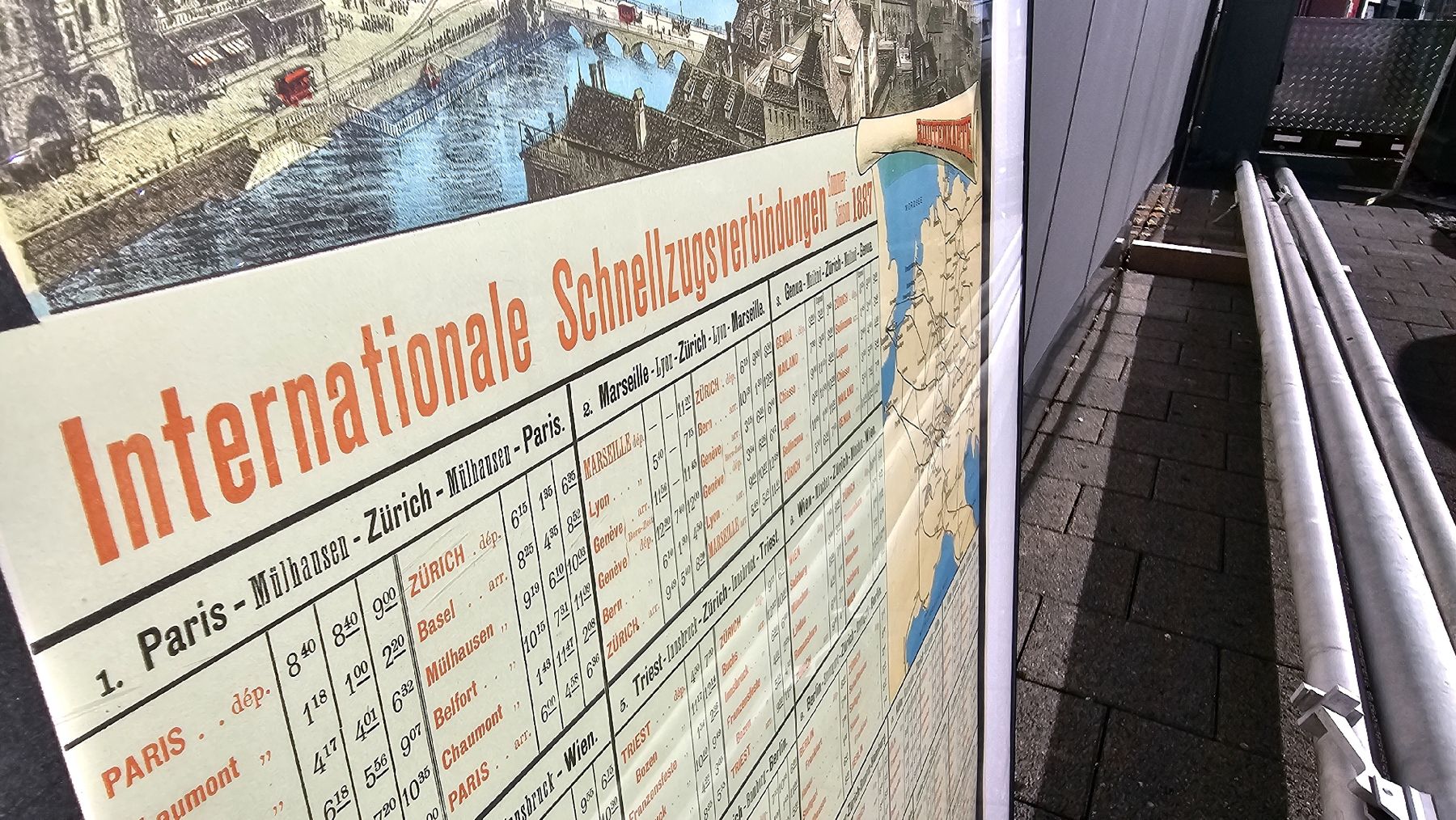 Foto & Immagini: Zurich 1887 Trains Internationaux  Poster – Usato da Glattfelden venduto da hbct 2