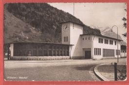 Flüelen Bahnhof - Fotokarte ca. 1945