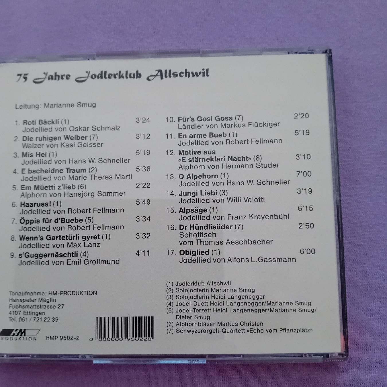 CD: CD Jodlerklub Allschwil – Usato da Witterswil venduto da hele04 1