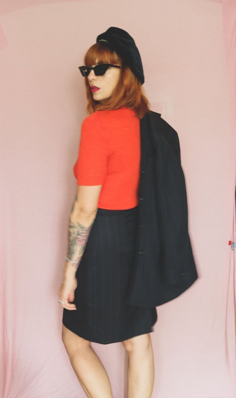 Akris Completi & Tailleur: Vintage AKRIS Anzug - Gr S – Usato da Hombrechtikon venduto da BAZ-Vintage 9
