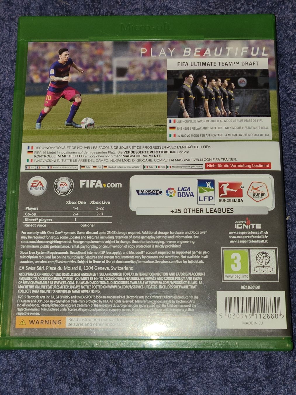 Microsoft Spiele: FIFA 16 Xbox One Fussballspiel – Gebraucht aus Rothrist von SiddharthaMoon 1