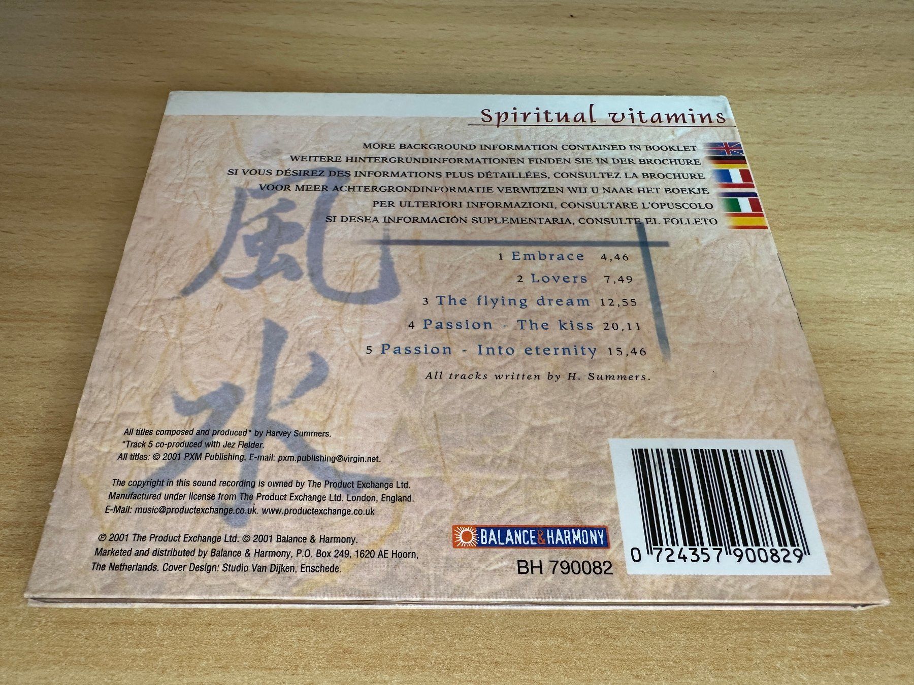 CD: Harvey Summers – Feng Shui – Usato da Rikon im Tösstal venduto da Alpenmutz 1