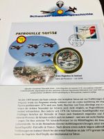 Patrouille Suisse  Numisbrief versilberte Medaille 1978