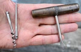 antik Messing Taschen-Multitool K-Zieher S-Zieher Stichel
