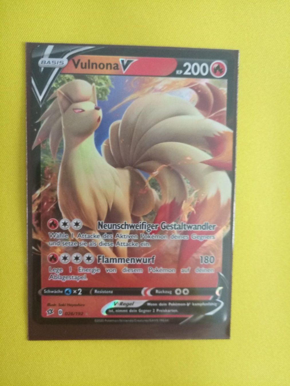 Cartoline: Ninetales V Deutsch – Nuovo (secondo la descrizione) da Matzendorf venduto da SwissMagicKarten
