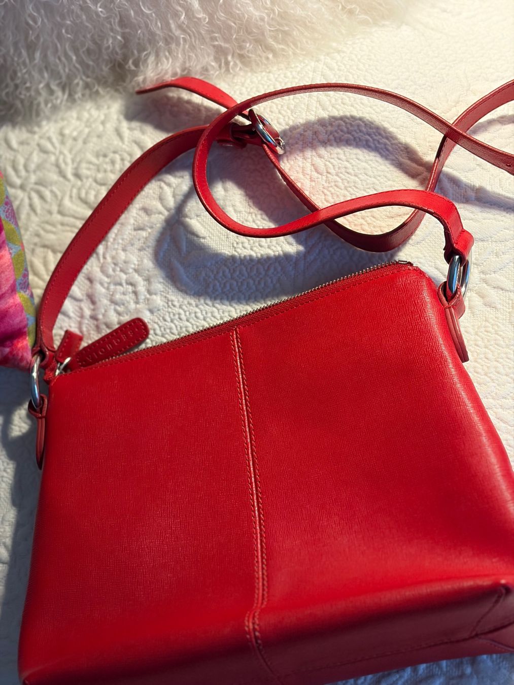 Taschen für Damen: Sac Sequoia cuir rouge – Neu (gemäss Beschreibung) aus Binz von Doduc 3