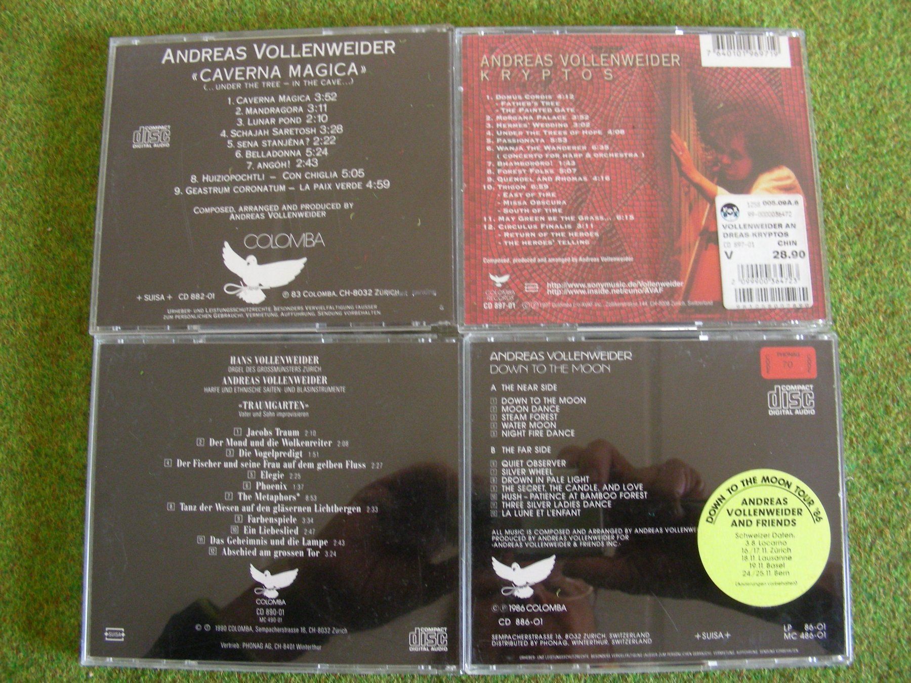 CD: Andreas Vollenweider 4CD – Usato da Villars-Burquin venduto da Rodjeurs 1