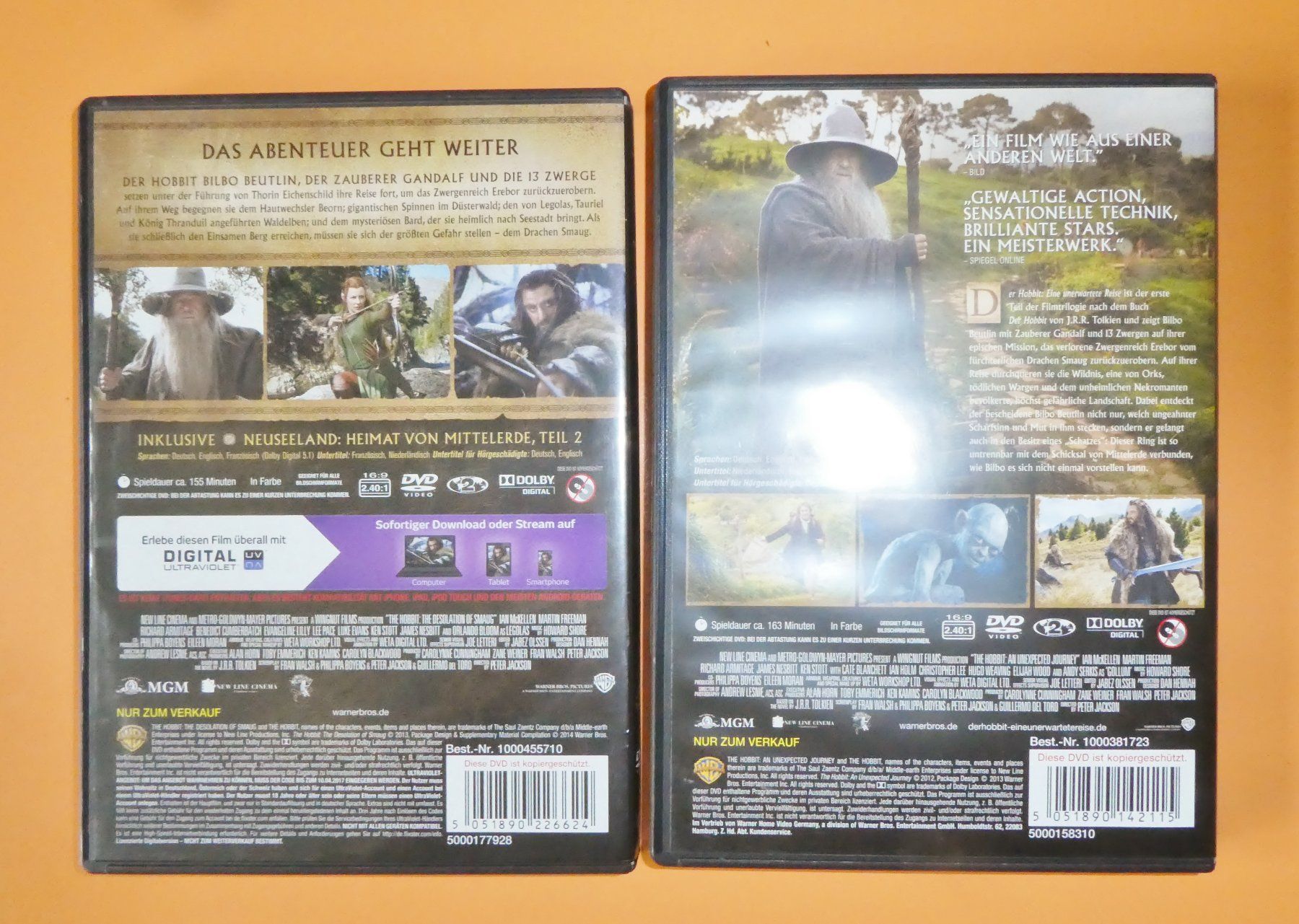 Alle DVDs: Hobbit - Film 1 und 2 - DVD – Gebraucht aus Siebnen von GluckPilz5684 2