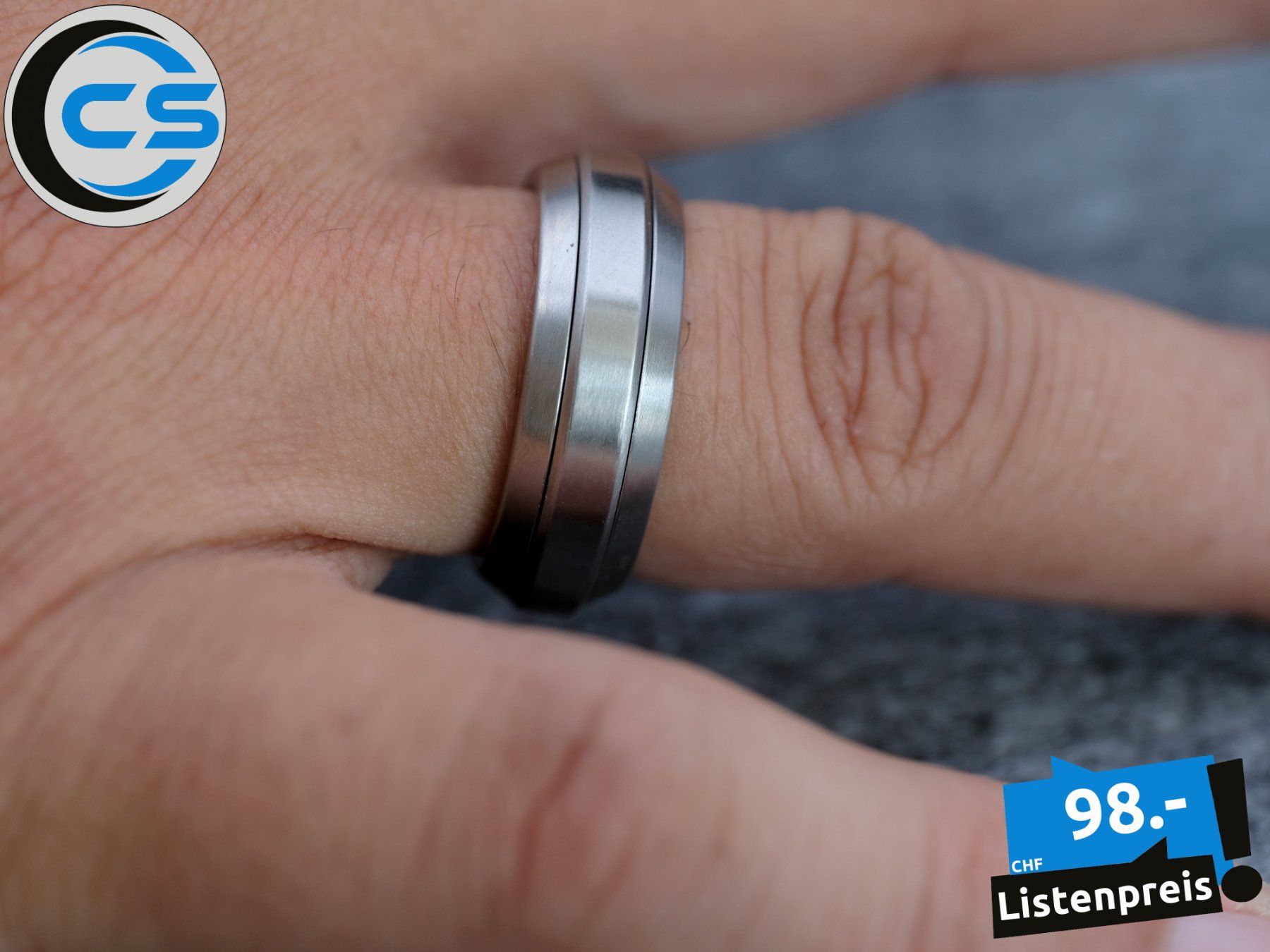 Anelli: MONOMANIA Ring Pure Comfort 8mm Grösse 53 – Nuovo e nell'imballaggio originale da Samstagern venduto da ConciergeService 3