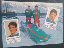 Löcher & Zimmermann  - Olympia Silber 1992 - Handsigniert