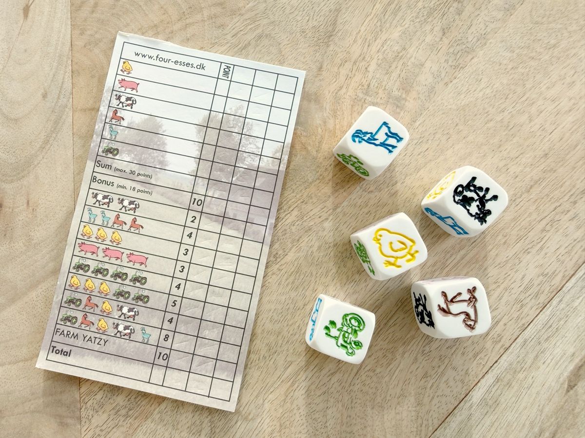 Giochi: Tier Yatzy – Usato da Eggenwil venduto da Lissi82