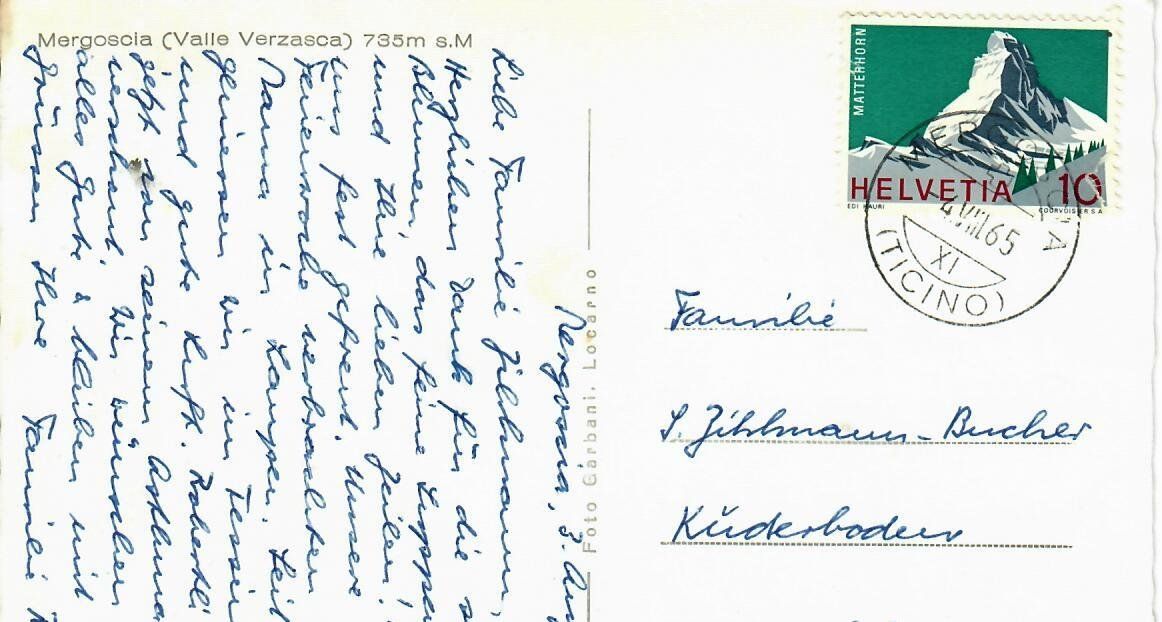 Cartes postales: Mergoscia – D'occasion à Hochdorf par Ziegel-16 1
