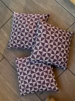 Set of 3 Decorative Throw Pillows, Geometric Design💜