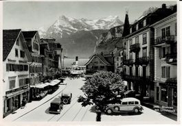 2885 BRUNNEN mit Oltimer SZ gel. ca 1940!