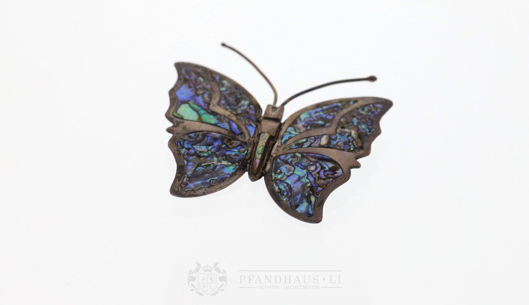 Spille & Fermagli: BROSCHE / ANSTECKNADEL "SCHMETTERLING" IN SILBER 925 – Usato da Schaan venduto da Pfandhaus-LI 3