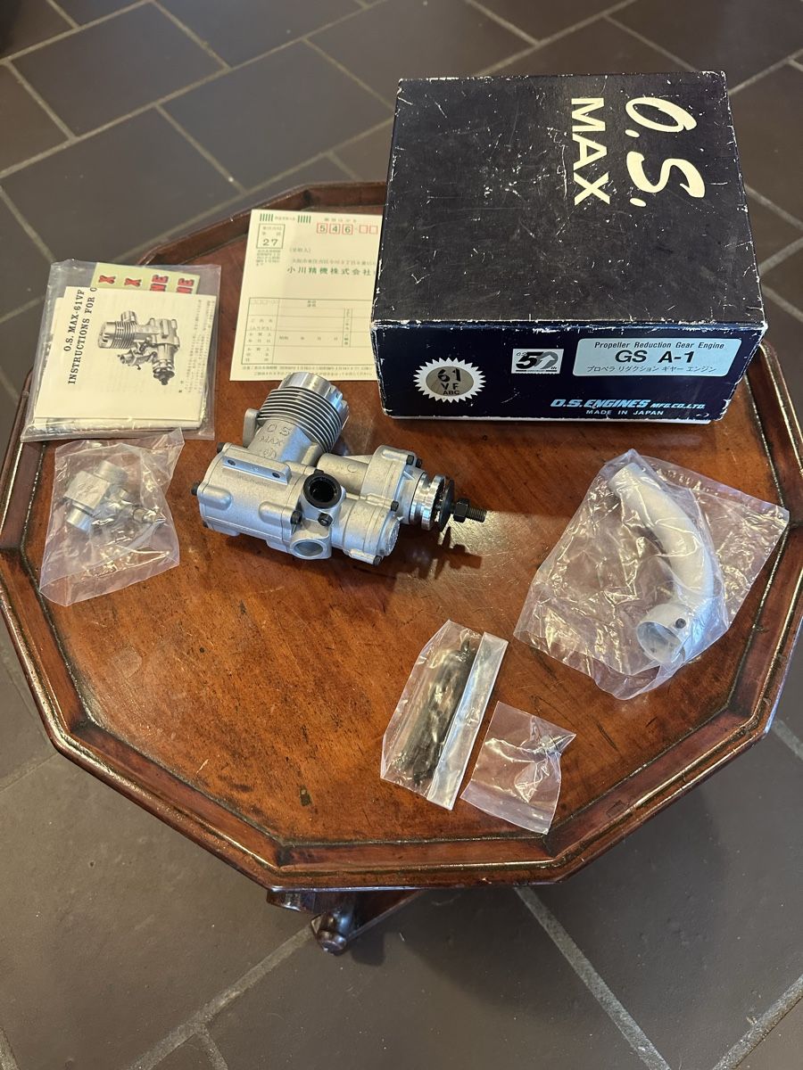 Moteurs: O.S. MAX 61 VF ABC mit GS-A1 Propeller Reduction Gear Engine – Neuf (Voir description) à Luzern par Fabian_Ni