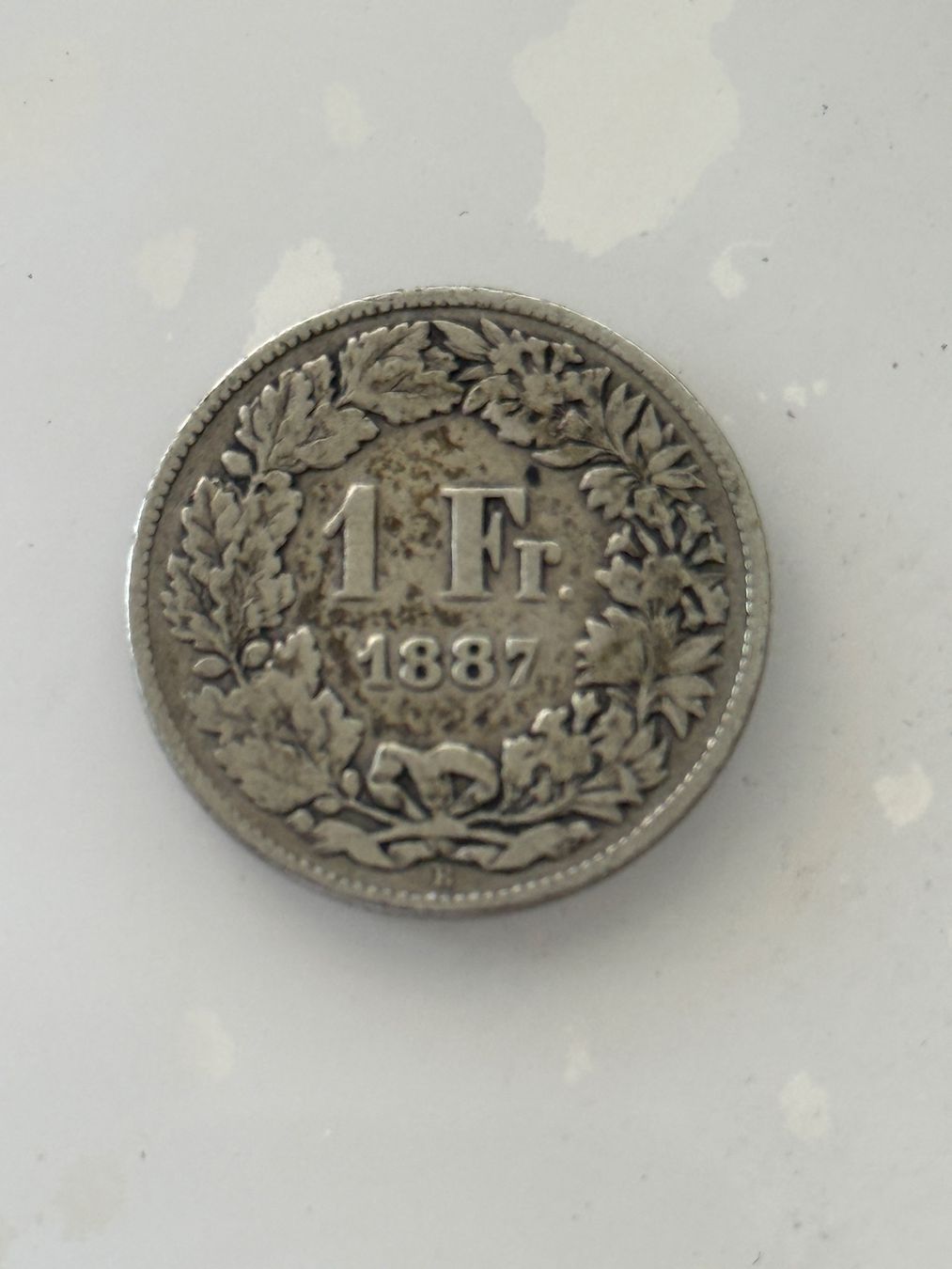 Tutti le monete: 1 Franken 1887  Rar – Usato da Wallisellen venduto da SWISS_SILVER1
