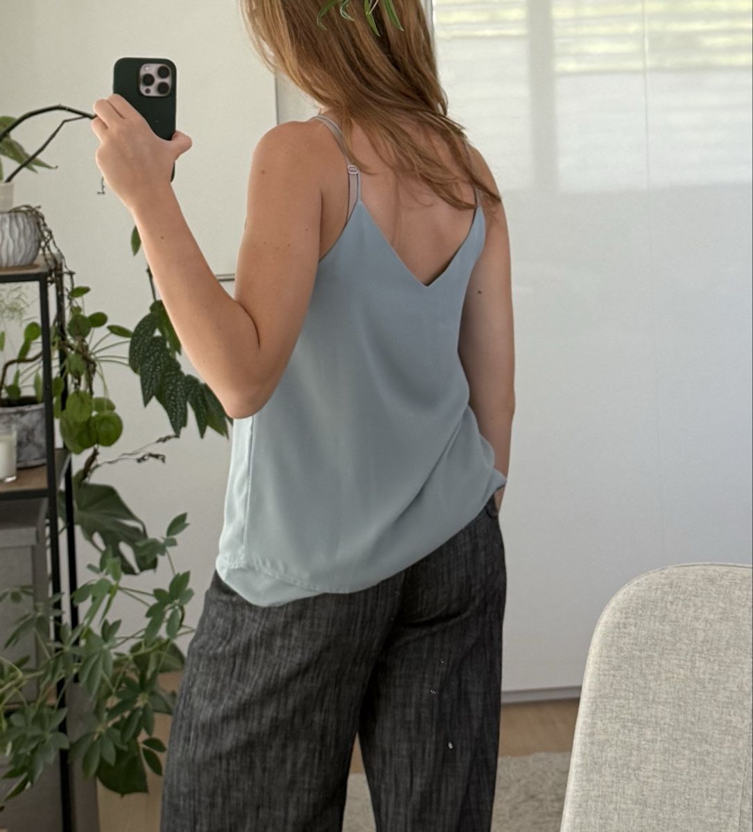Zalando Top: Damen Spaghettiträger Top hellblau – Usato da Huttwil venduto da mandala123 1