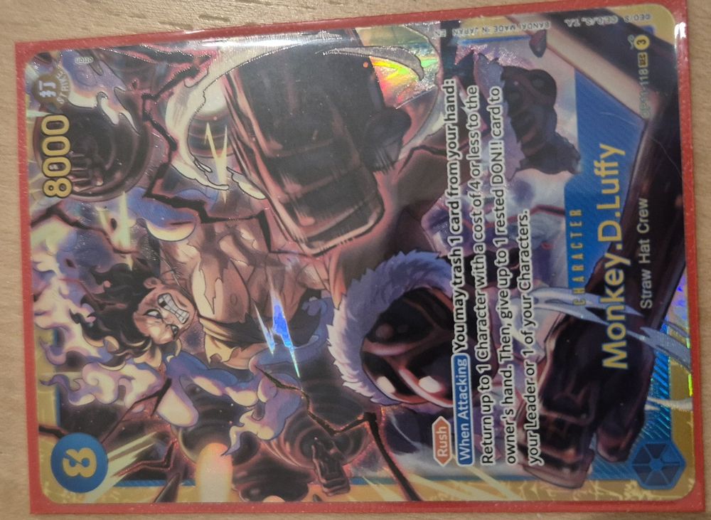One Piece Karte: Monkey D. Luffy Top Zustand OP011-118 (Neu (gemäss ...