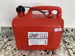 Neuer 5L Treibstoffkanister, ideal für den Winter.