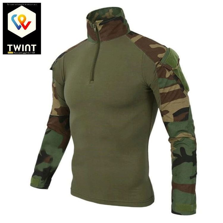 Militär Langarm T-Shirt tarn S - 3XL 1