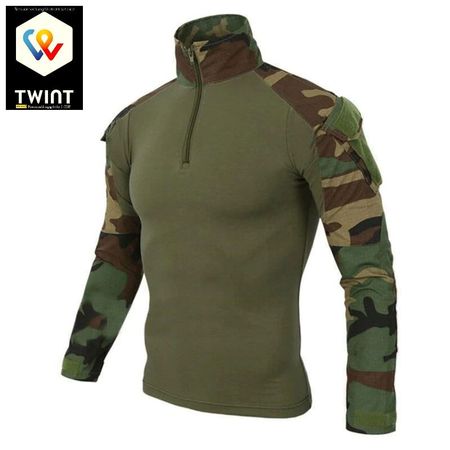 ✅ NEU Militär Langarm T-Shirt Tarn (S - 3XL)