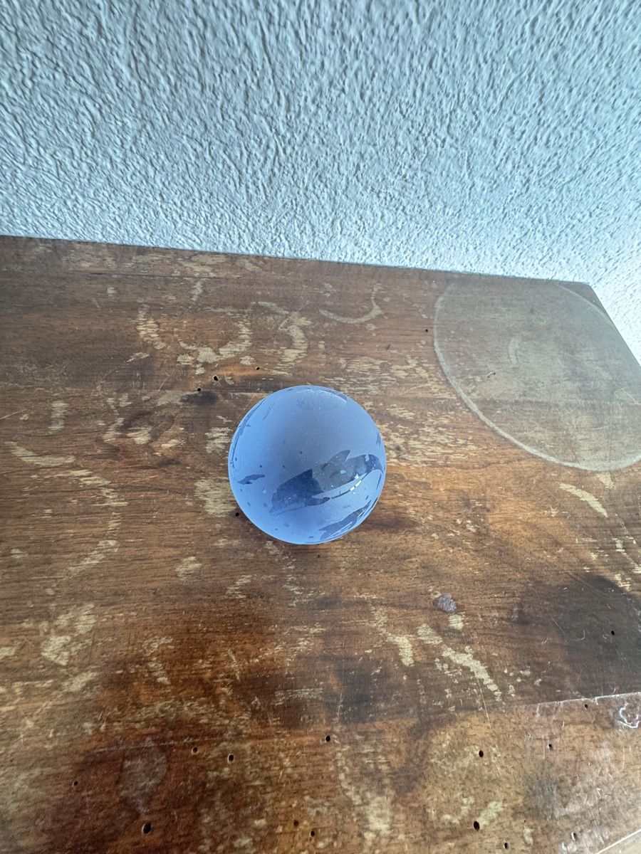 Murano Bicchieri: Glaskugel mit Delfin-Motiv, Briefbeschwerer – Usato da Hinterkappelen venduto da hugo_sophian 3