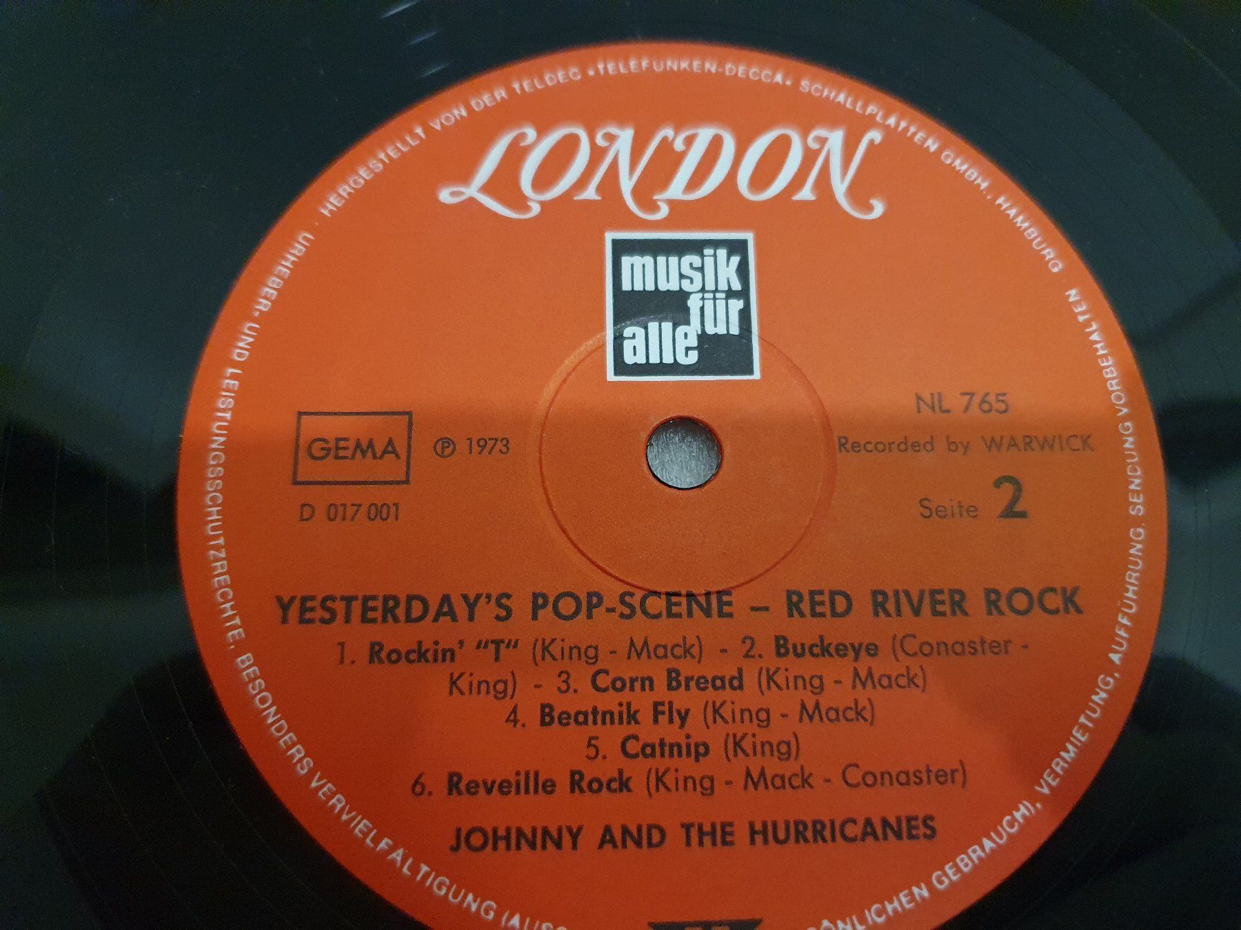 Dischi in vinile: Johnny And The Hurricanes - Red River Rock – Usato da Uster venduto da Vinyl-Leidenschaft 5